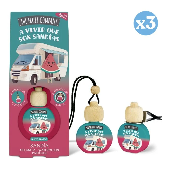 Pack 3x - Ambientador de Sandía para Coche - The Fruit Company