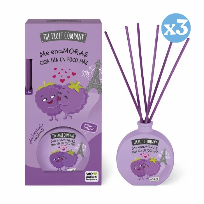 Pack 3x - Ambientador Mikado 40 ml - Moras - The Fruit Company - The Fruit Company