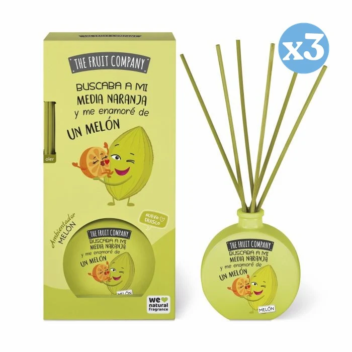 Pack 3x - Ambientador Mikado 40 ml - Melon - The Fruit Company - The Fruit Company
