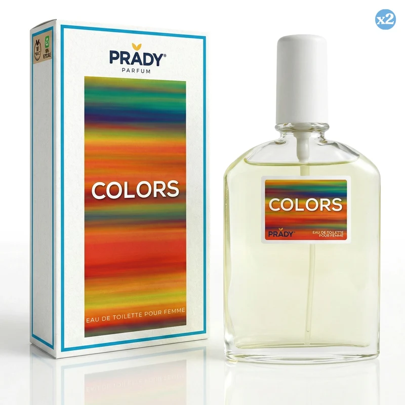 Pack 2x - COLONIA COLORS FEMME - Prady
