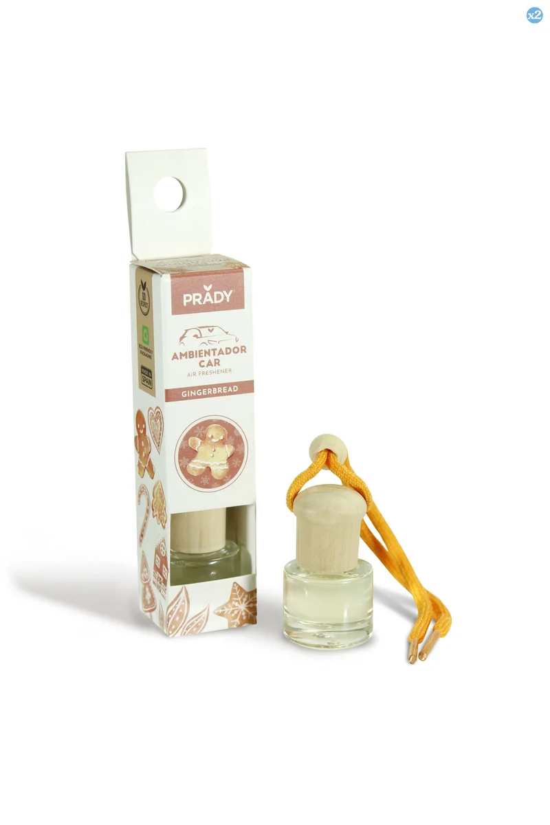 Pack 2x - AMBIENTADOR COCHE GINGERBREAD PRADY 6ML - Prady