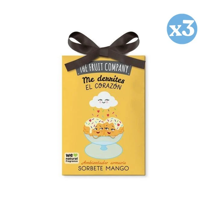 Pack 3x - Ambientador Armario 13 gr - Sandía - The Fruit Company - The Fruit Company