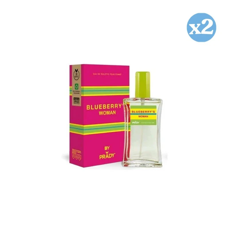 Pack 2x - COLONIA BLUEBERRYS FEMME - Prady