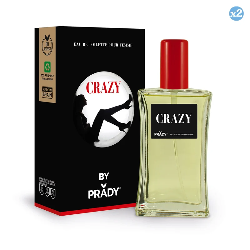 Pack 2x - COLONIA CRAZY FEMME - Prady