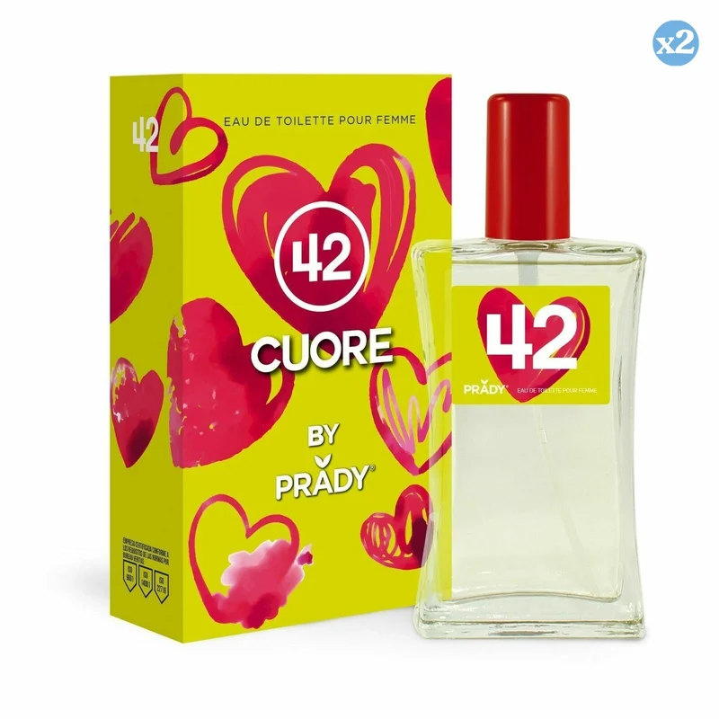 Pack 2x - COLONIA CUORE FEMME - Prady