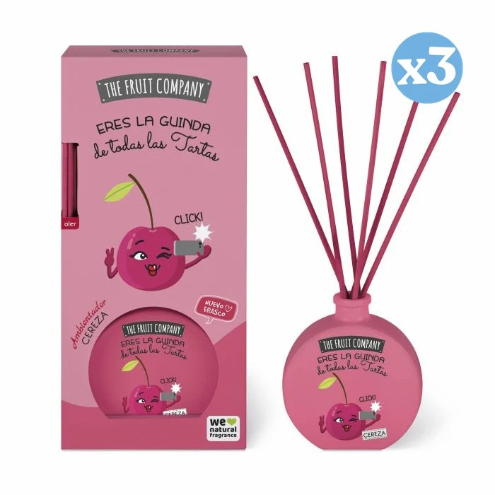 Pack 3x - Ambientador Mikado 40 ml - Cereza - The Fruit Company - The Fruit Company