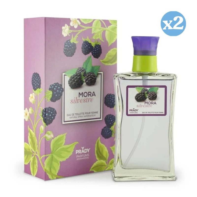 Pack 2x - Eau de Toilette "Mora Silvestre" - 100ml - Mujer - Prady - Prady