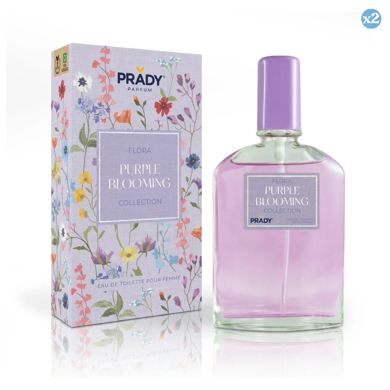 Pack 2x - COLONIA PURPLE BLOOMING - Prady