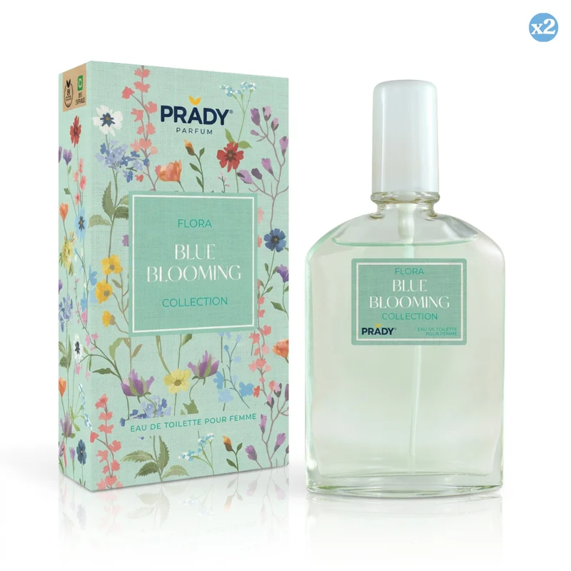 Pack 2x - COLONIA BLUE BLOOMING - Prady