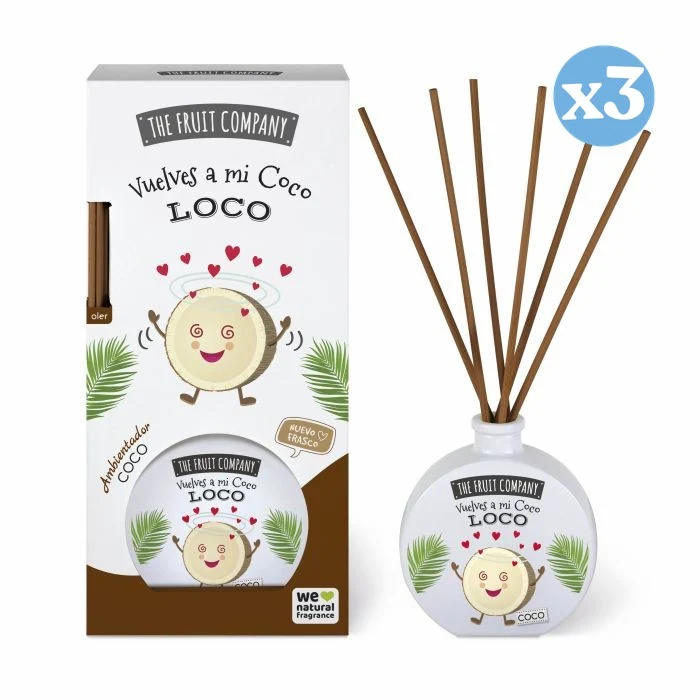 Pack 3x - Ambientador Mikado 40 ml - Coco - The Fruit Company - The Fruit Company