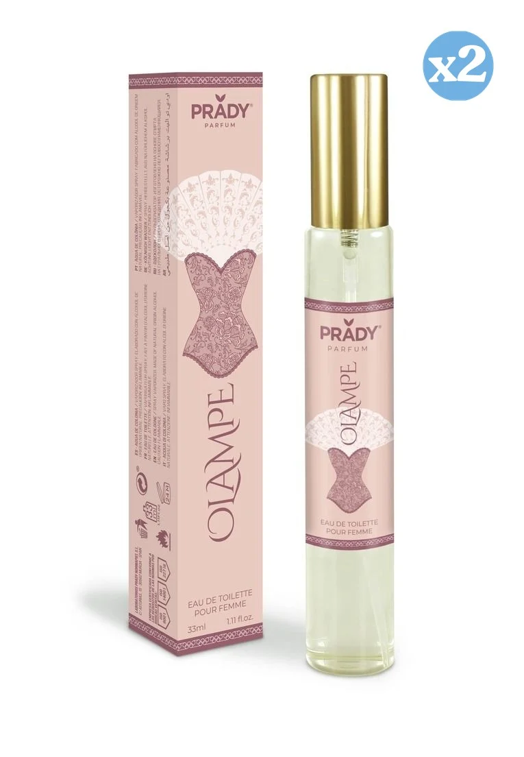 Pack 2x - EAU DE TOILETTE 33ML OLAMPE - Prady