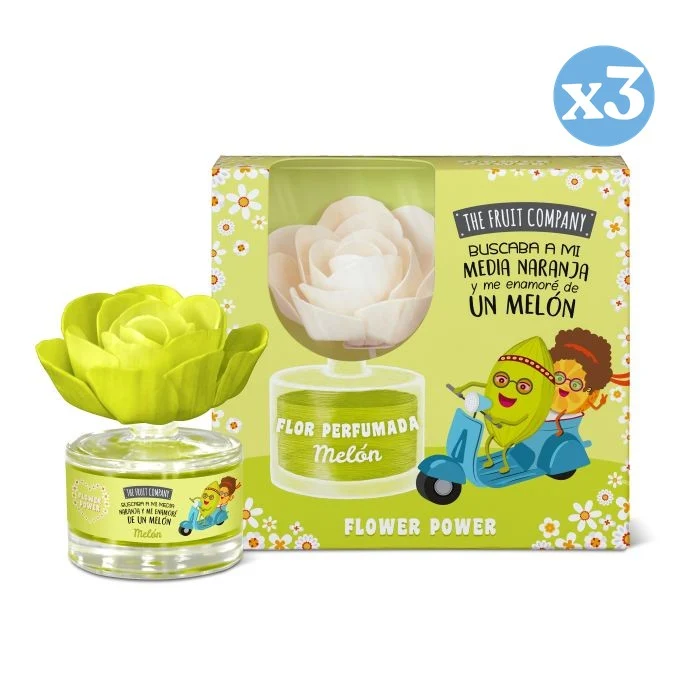 Pack 3x - Flor Perfumada Melon - The Fruit Company - The Fruit Company