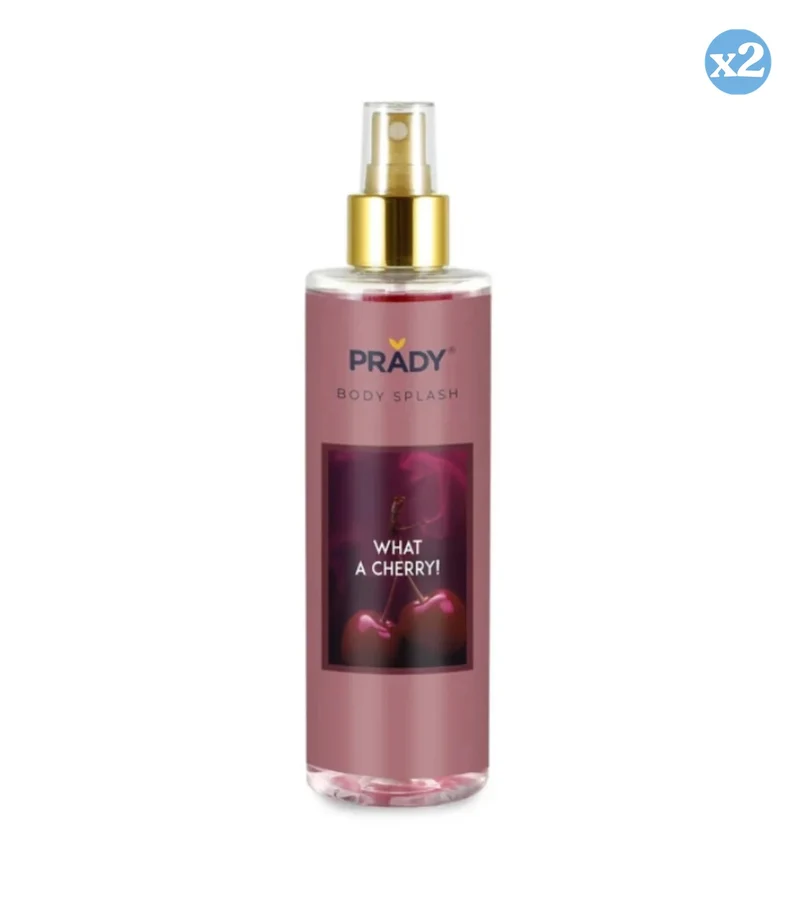 Pack 2x - BODY SPLASH WHAT A CHERRY! - FEMME - Prady