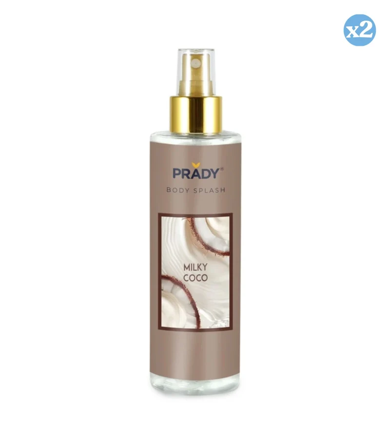 Pack 2x - BODY SPLASH MILKY COCO - FEMME - PRADY - Prady