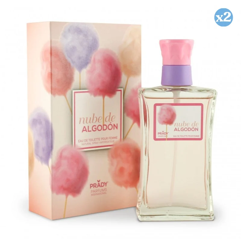 Pack 2x - Eau de Toilette "Nube de Algodón" - 100ml - Prady - Prady