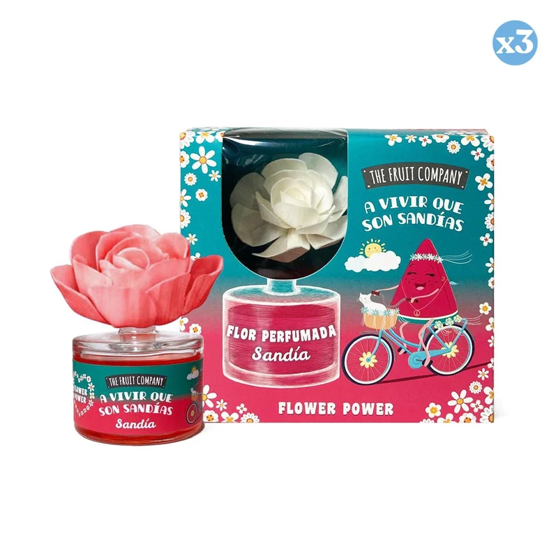 Pack 3x - FLOR FLOWER POWER SANDÍA 50ML TFC - The Fruit Company