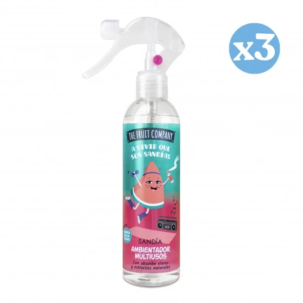 Pack 3x - Ambientador Spray Multiusos - The Fruit Company