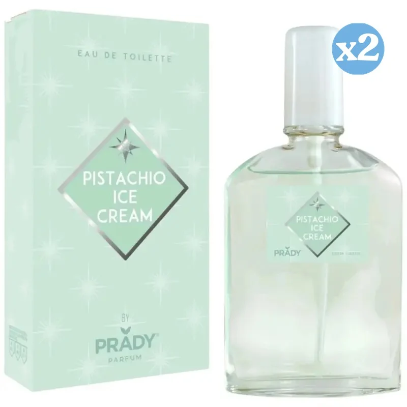 Pack 2x - Eau de Toilette Pistachio Ice Cream - 85ml - Prady - Prady