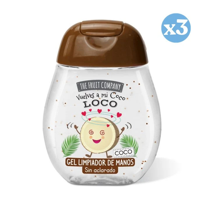 Pack 3x - Gel Limpiador de Manos - Coco - The Fruit Company - The Fruit Company