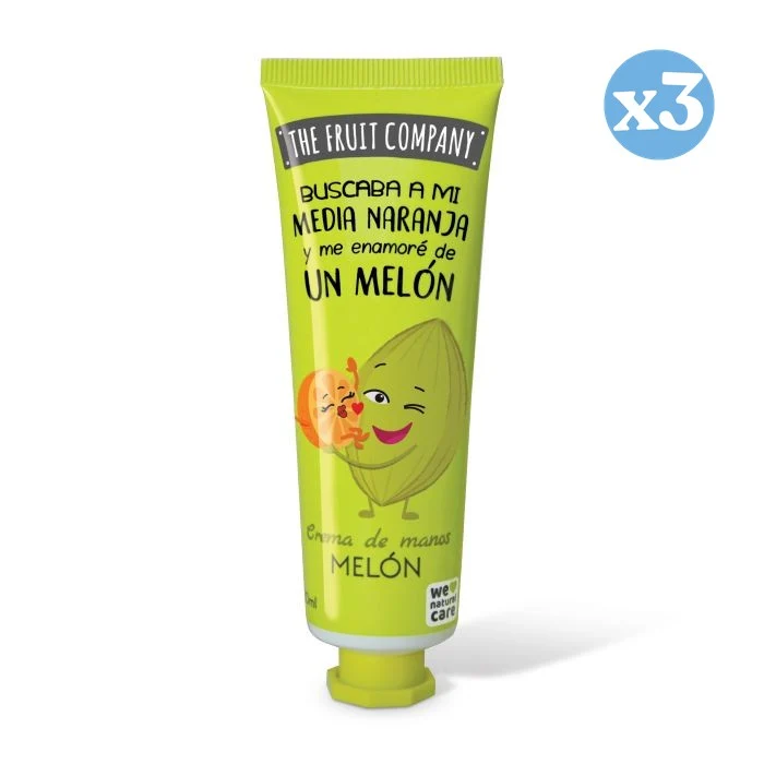 Pack 3x - Crema de Manos 50 ml - Melón - The Fruit Company - The Fruit Company