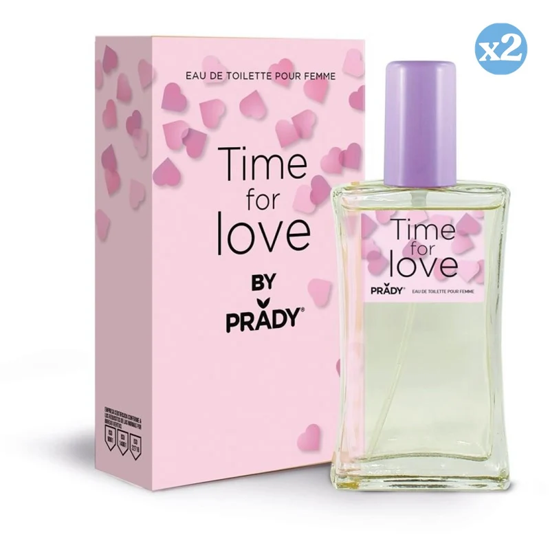 Pack 2x - COLONIA TIME FOR LOVE FEMME - Prady