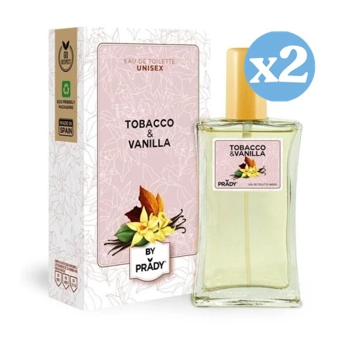 Pack 2x - COLONIA TOBACCO & VANILLA BY PRADY - Prady