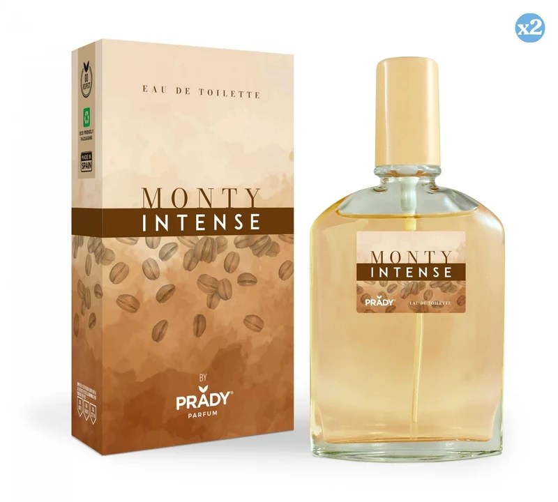 Pack 2x - COLONIA MONTY INTENSE UNISEX - Prady