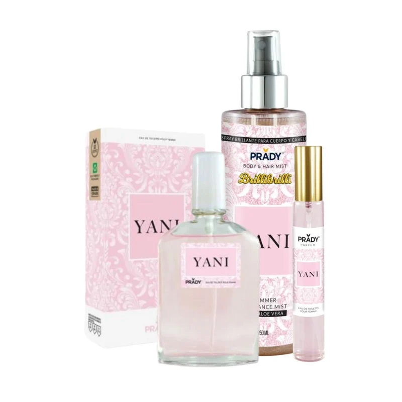 Pack Yani (perfume 90ml + perfume 33ml + body splash) - Prady
