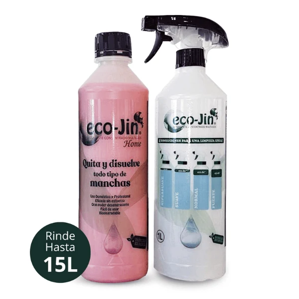 Limpiador Multiusos Concentrado y Quitamanchas con Difusor - Home 1000ml - Eco-jin