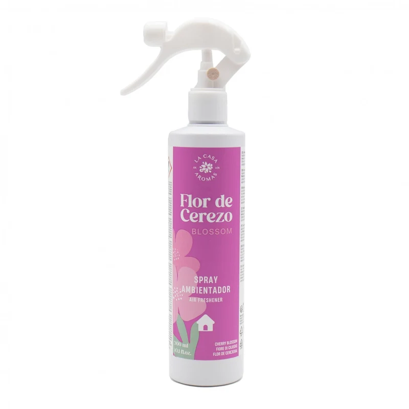 Ambientador Spray Hogar Flor de Cerezo 300 ml - La Casa de los Aromas