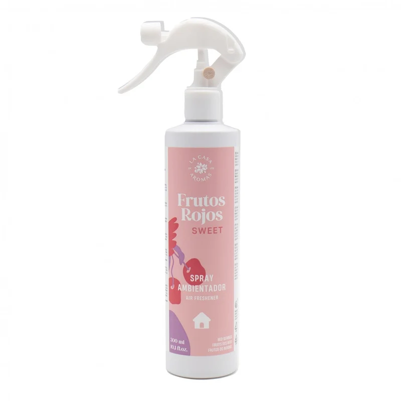 Ambientador Spray Hogar Frutos Rojos 300 ml - La Casa de los Aromas