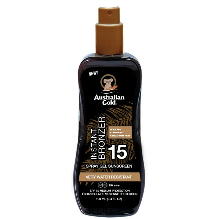 Spray Protector Solar con Autobronceador Instant Bronzer - Australian Gold