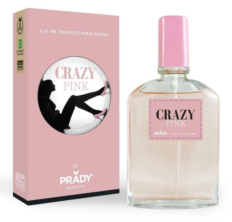 Eau de Toilette Crazy Pink 90ml para Mujer - Prady