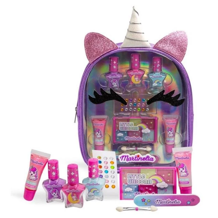 Mochila Little Unicorn con Set de Maquillaje - Martinelia