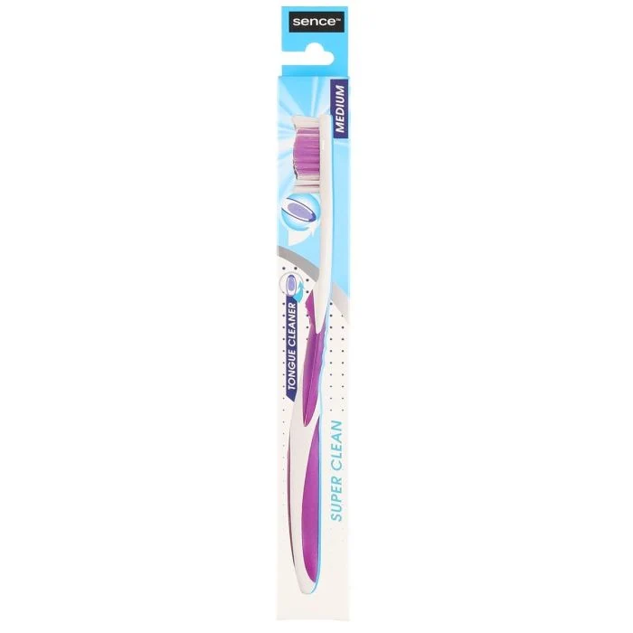 Cepillo de Dientes Medium Lila 200 gr - Sence Beauty