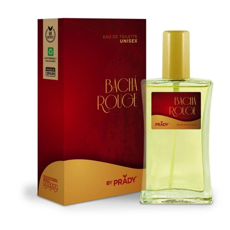 Eau de Toilette Bachá Rouge Unisex 90ml - Prady