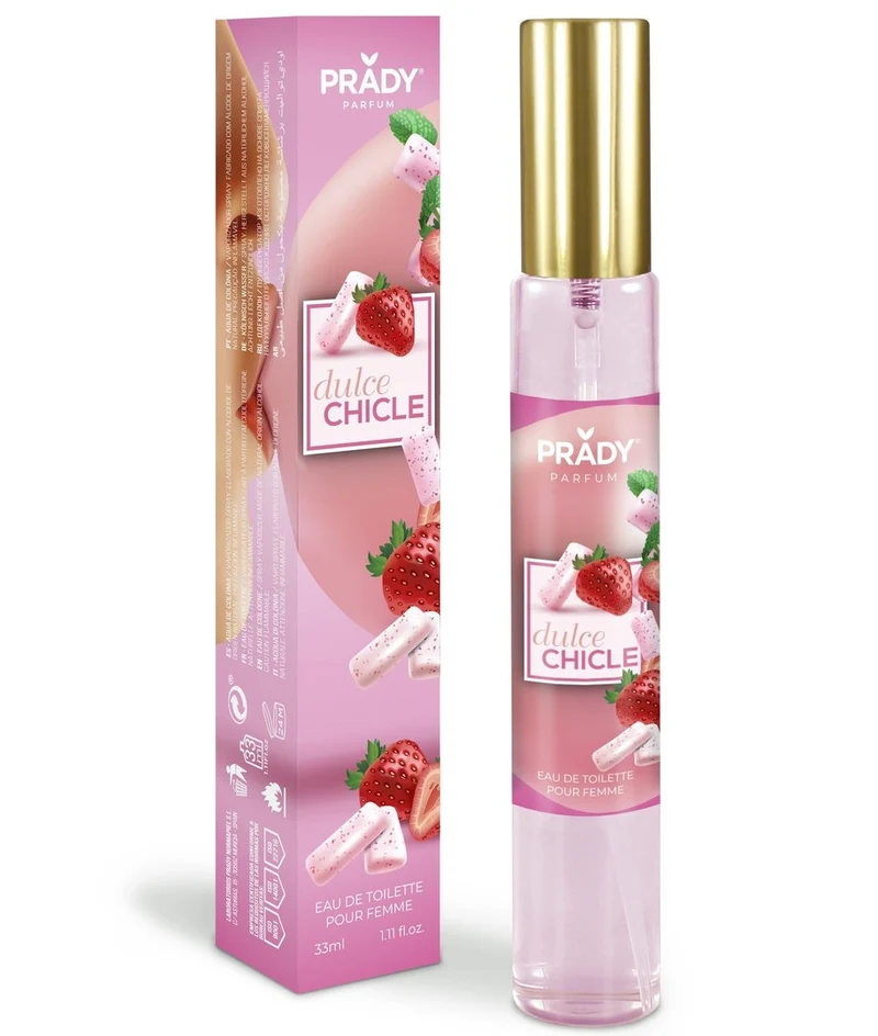 Eau de Toilette para Mujer Dulce Chicle Frutal 33ml - Prady