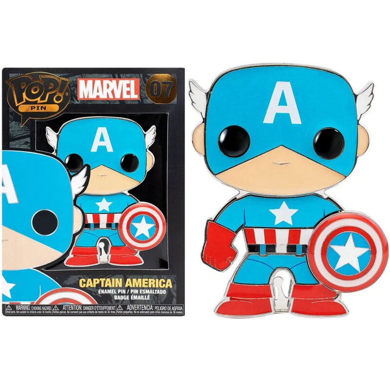 Pop Pin Marvel Capitan America 10cm - Funko