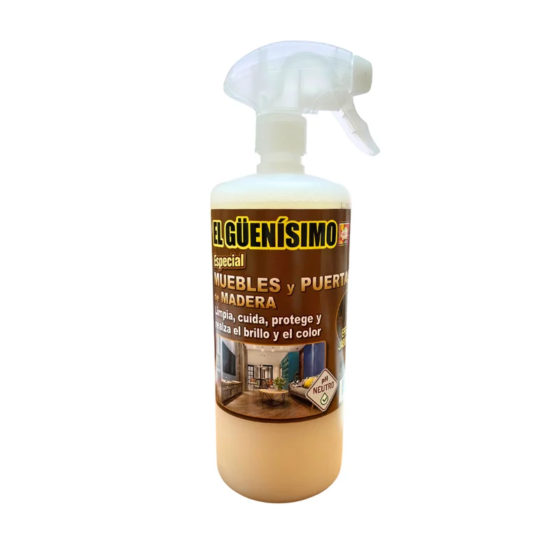 Spray Especial Muebles y Puertas de Madera 1Litro - El Guenisimo