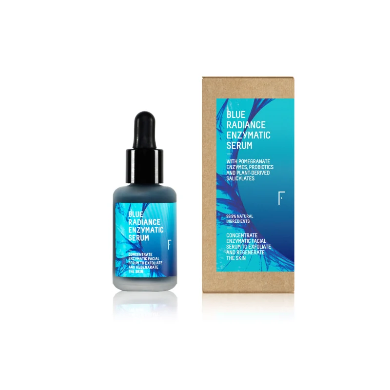 Serum Exfoliante con Ácido Mandélico - Blue Radiance Enzymatic Serum - 30ml - Freshly Cosmetics