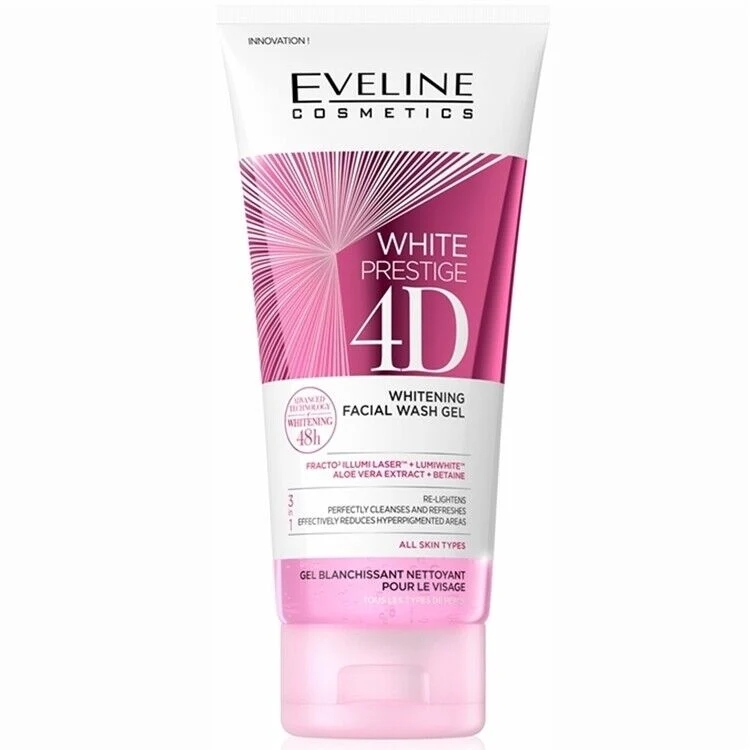 Gel limpiador Blanqueador White Prestige 4D - Eveline