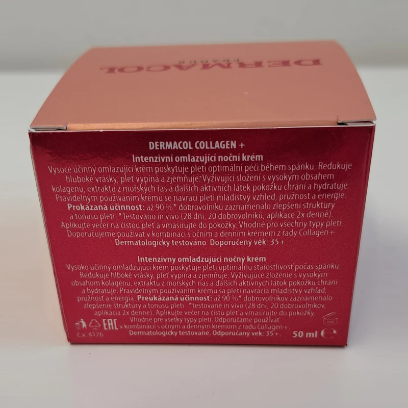 Crema de Noche Rejuvenecedora Intensiva - Collagen+ - Dermacol