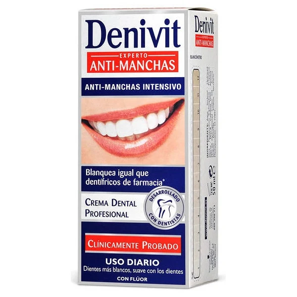 Pasta de Dientes Blanqueadora y Antimanchas - Denivit