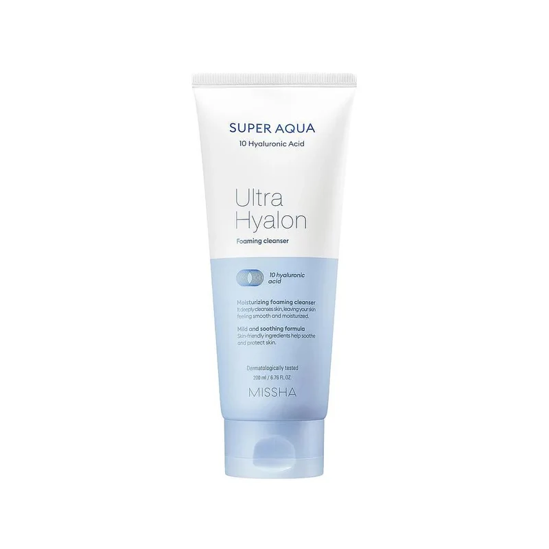 Espuma Limpiadora Super Aqua Ultra Hyalron 200ml - Missha