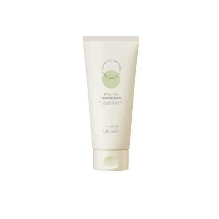 Espuma Limpiadora Creamy Latte Té Verde 180ml - Missha