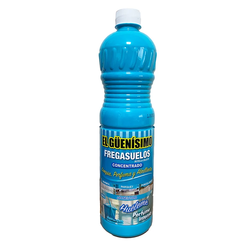 Fregasuelos Concentrado Perfumado Celeste 1000ml - El Guenisimo
