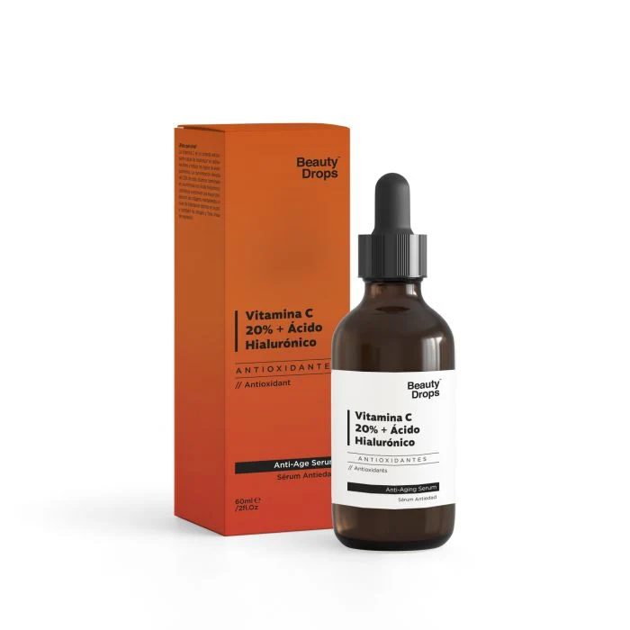 Sérum Antiedad Vitamina c + Ácido Hialurónico 60ml - Beauty Drops