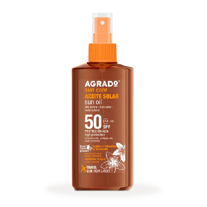 Aceite Solar Spf50 100 ml - Agrado