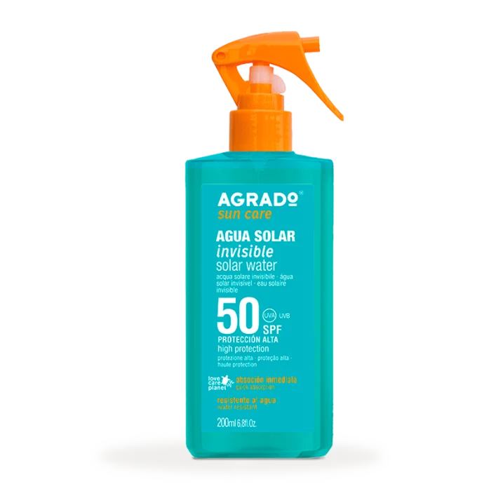 Agua Solar Invisible Spf 50 200 ml - Agrado