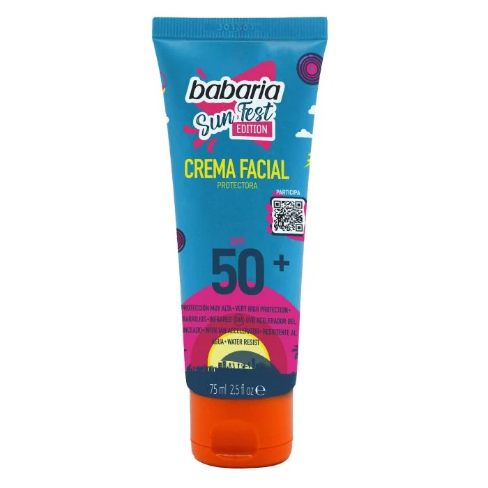 Sunfest Crema Facial Protectora Spf 50+ 75 ml - Babaria